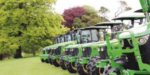 Row of Tractors