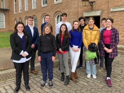 Youth Parliament Team in April 2022
