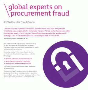 Global experts on procurement fraud - CIPFA Counter Fraud Centre
