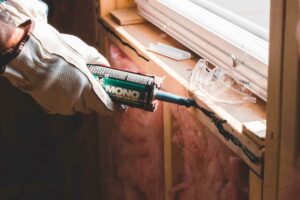 Work being done on a homeowner's property