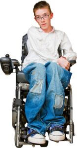 wheelchair user in wheelchair