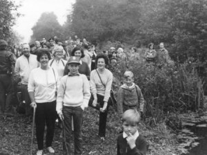 Start of the walk to save the Canal in 1969