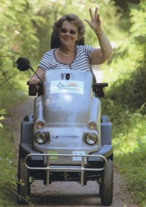 lady using the canal path