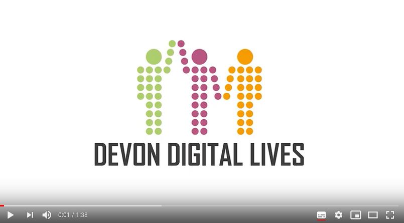 Devon Digital Lives logo still