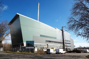 The Exeter Energy from Waste Facility building